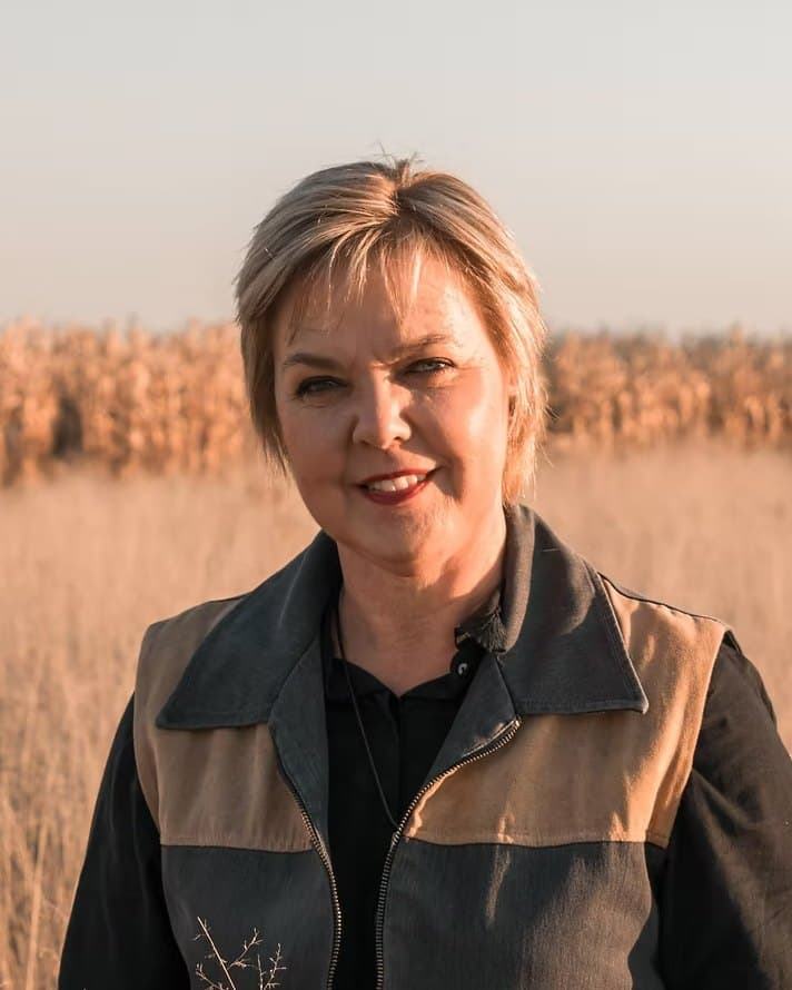 Hermi de Leeuw, host of Oase Guesthouse, in the Free State goldfields